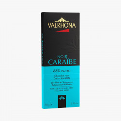 Valrhona Σοκολάτα Μαύρη Caraibe 66% 70gr - giftboxes.gr